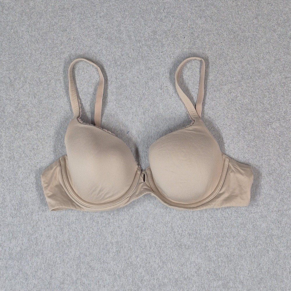 Victoria's Secret Women Bra 38B Beige Body By Victoria Lined Demi Lightly